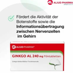 GINKGO AL 240 mg Filmtabletten, 60 St