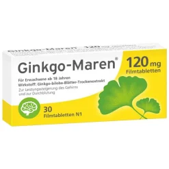 Discount Ginkgo-Maren 120 mg Filmtabletten, 30 St