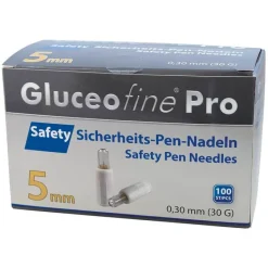 New ® Pro Safety Sicherheits-Pen-Nadeln 30 G 0,3x5 mm, 100 St Lanzetten & Stechhilfen