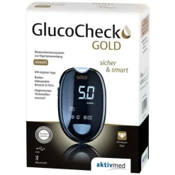 Discount Gold Blutzuckermessgerät Set mmol / l, 1 St Blutzuckermessgerät
