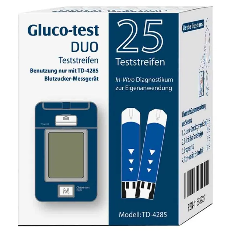 Hot Gluco Test Duo Teststreifen, 25 St