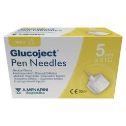 Online Glucoject Pen-Nadeln 31 Gx5 mm 0,25 mm, 100 St
