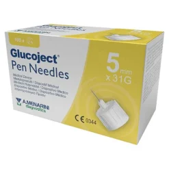 Online Glucoject Pen-Nadeln 31 Gx5 mm 0,25 mm, 100 St