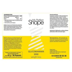 Best Glucomannan 3000 weight loss Kapseln, 90 St Abnehmtabletten