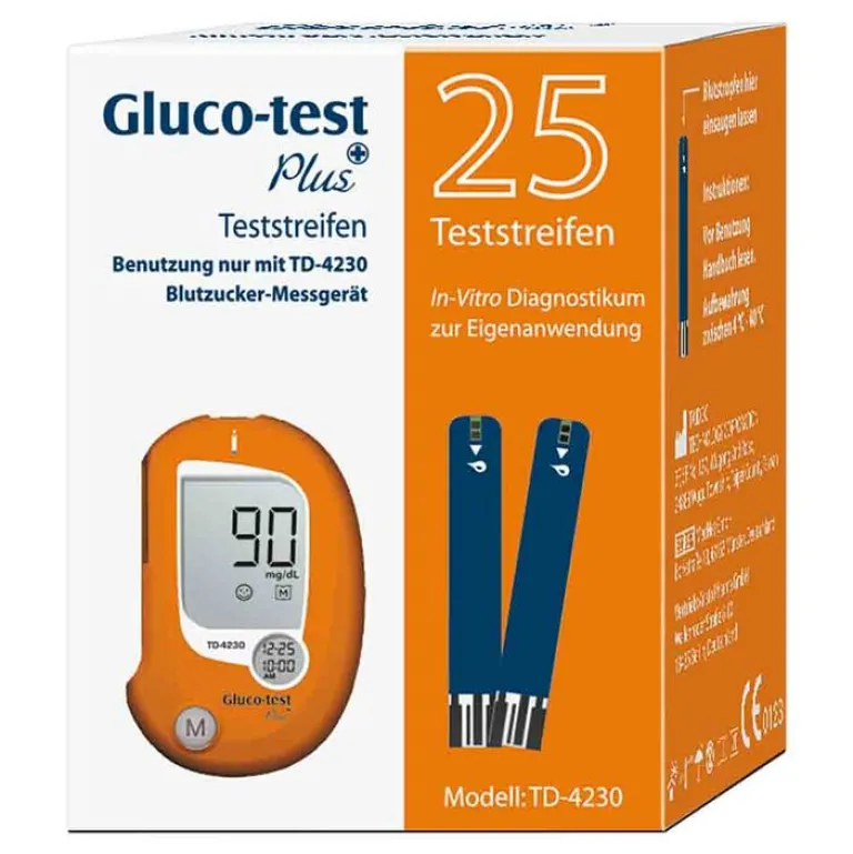 Discount Gluco Test Gluco-test Plus Teststreifen, 25 St