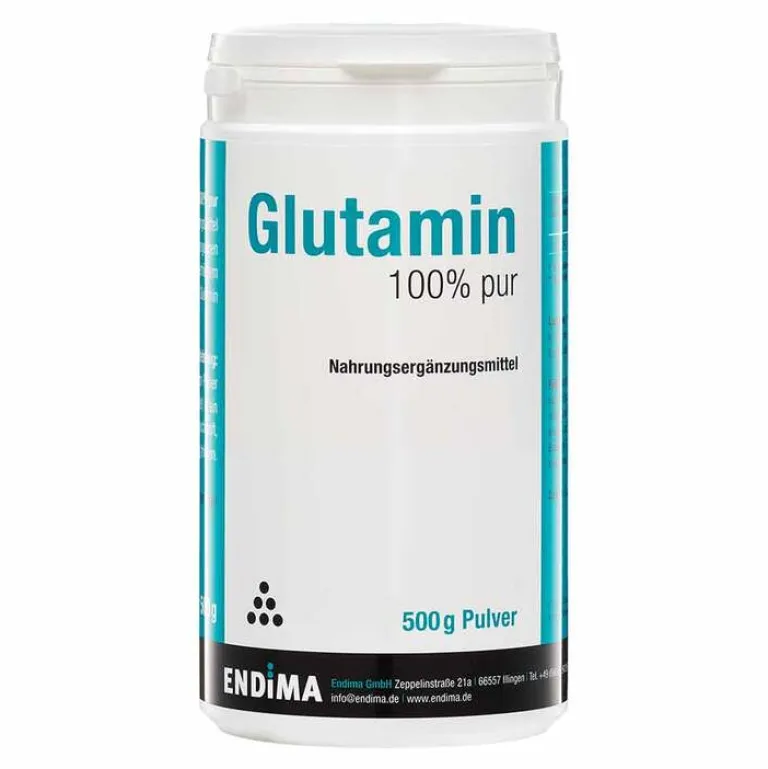 Endima Glutamin 100% Pur Pulver, 500 g