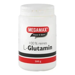 Discount Glutamin 100% rein Pulver, 500 g Aminosäuren|Muskulatur