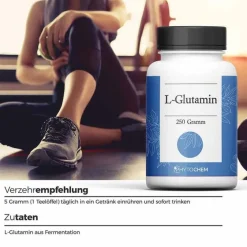 Sale Glutamin Pulver, 250 g Aminosäuren