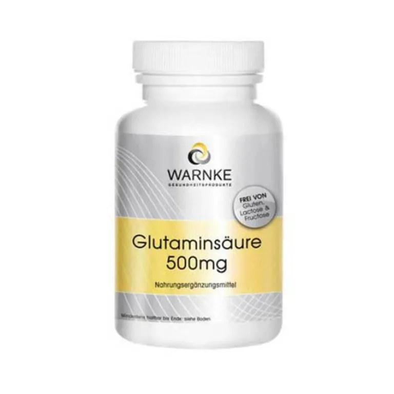 Hot Warnke Glutaminsäure 500 mg Kapseln, 100 St