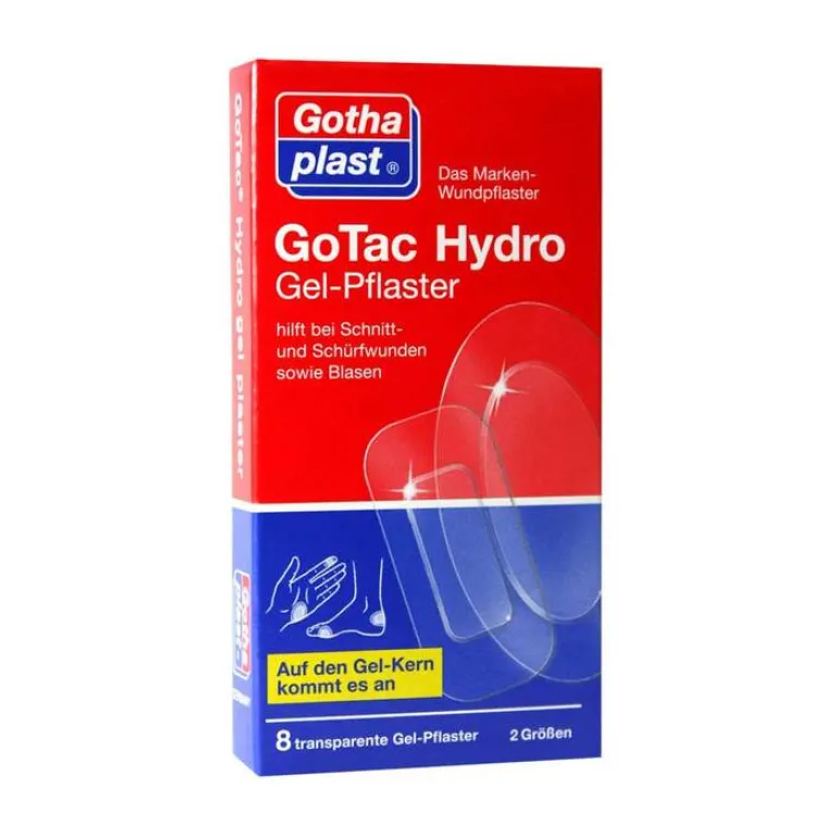 Discount Gotac Hydrogel-Pflaster 2 Größen, 8 St