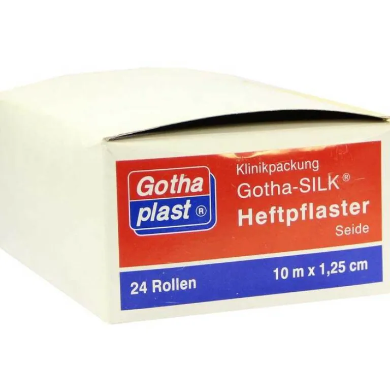 New Gotha Silk Heftpflaster Seide 1,2, 24 St Heftpflaster