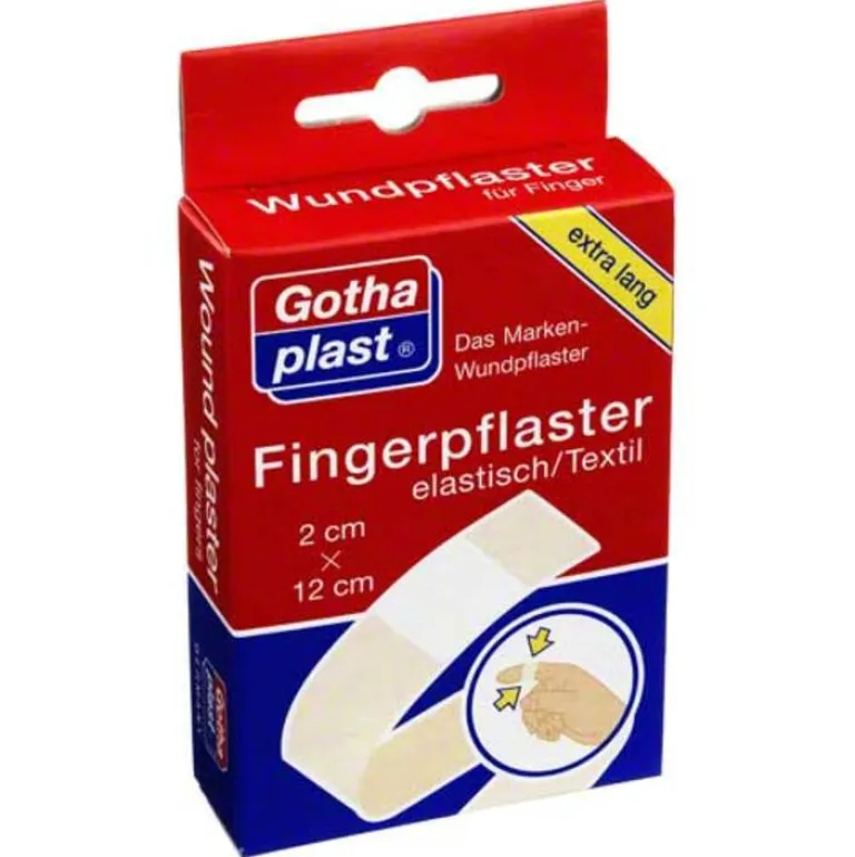 Discount Fingerverband 2x12 cm elastisch, 5X2 St Fingerpflaster