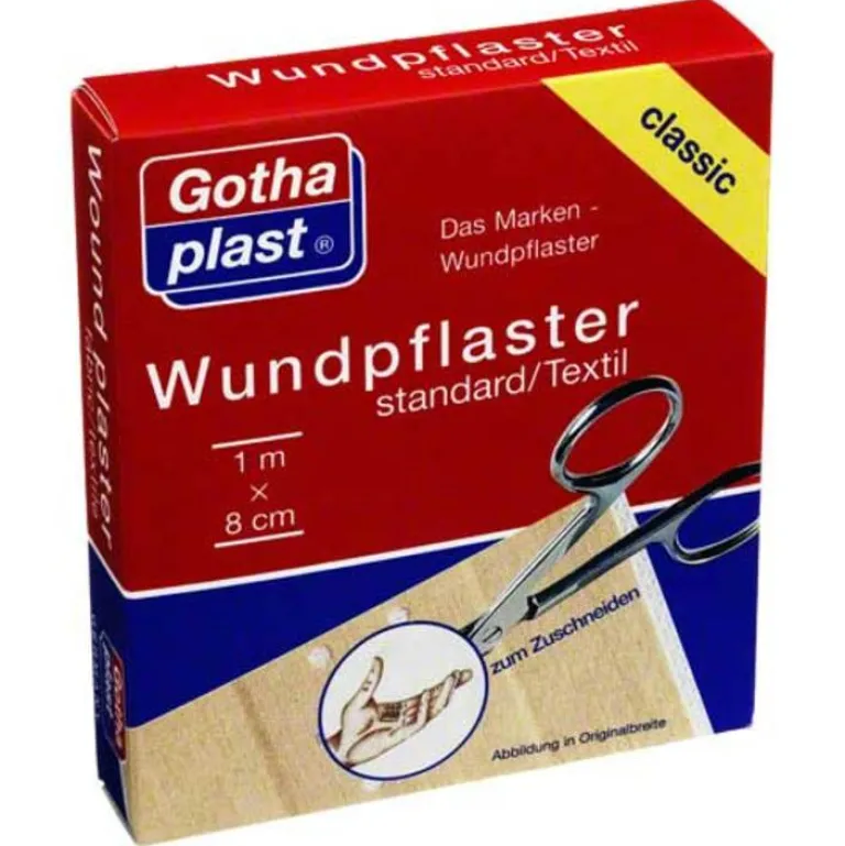 Best Gothaplast Wundpflaster standard 8 cm x 1 m, 1 St Wundpflaster