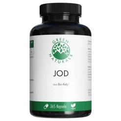 Best Green Naturals Jod aus Bio-Kelp 200 µg Kapseln, 365 St