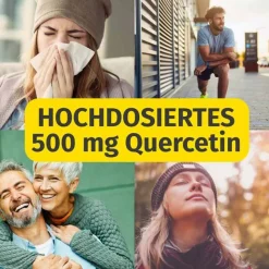 Clearance Quercetin 500 mg hochdosiert Kapseln , 180 St Quercetin