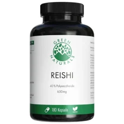Reishi 650 mg hochdosiert vegan Kapseln, 180 St Reishi