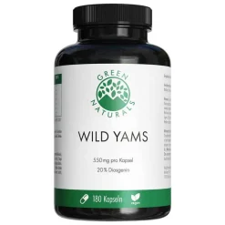 Discount Green Naturals Wild Yam hochdosiert vegan Kapseln, 180 St