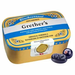 Clearance Grethers Blackcurrant zuckerfrei, 440 g Bonbons