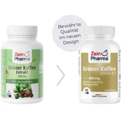 Discount Zein Pharma Grüner Kaffee Extrakt 450 mg Kapseln, 90 St
