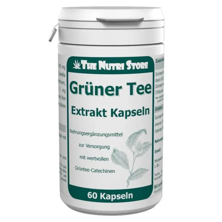 Grüner Tee Extrakt Kapseln, 60 St