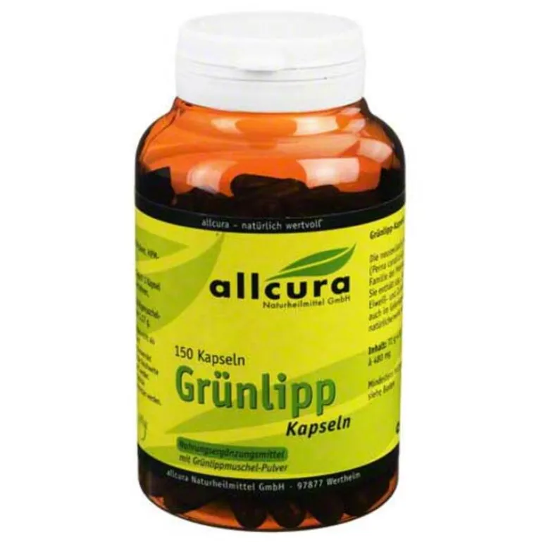 Best Allcura Grünlipp Kapseln, 150 St