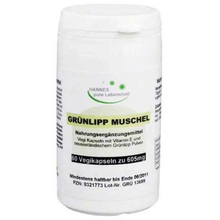 Grünlipp Muschel Kapseln, 60 St