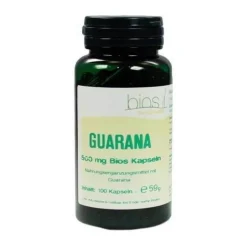 Guarana 500 mg Bios Kapseln, 100 St