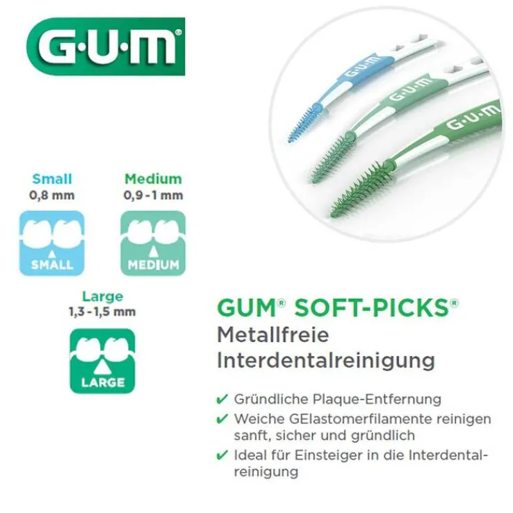 GUM Soft-Picks Pro medium, 60 St