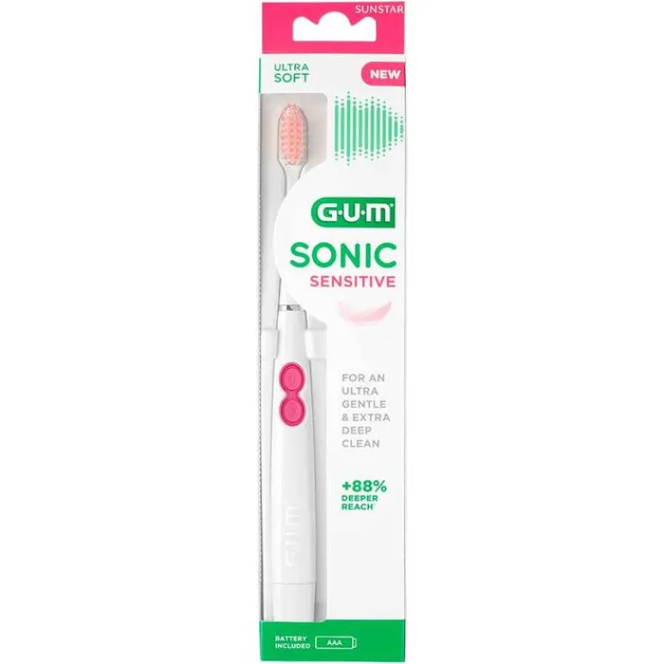 GUM Sonic Sensitive Schallzahnbürste, 1 St