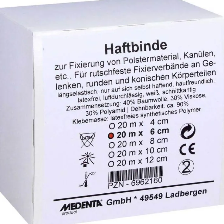 Haftbinde elastisch 6 cm x 20 m, 1 St
