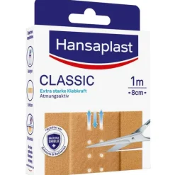 Discount CLASSIC Pflaster 8 cm x 1 m, 1 St Wundpflaster