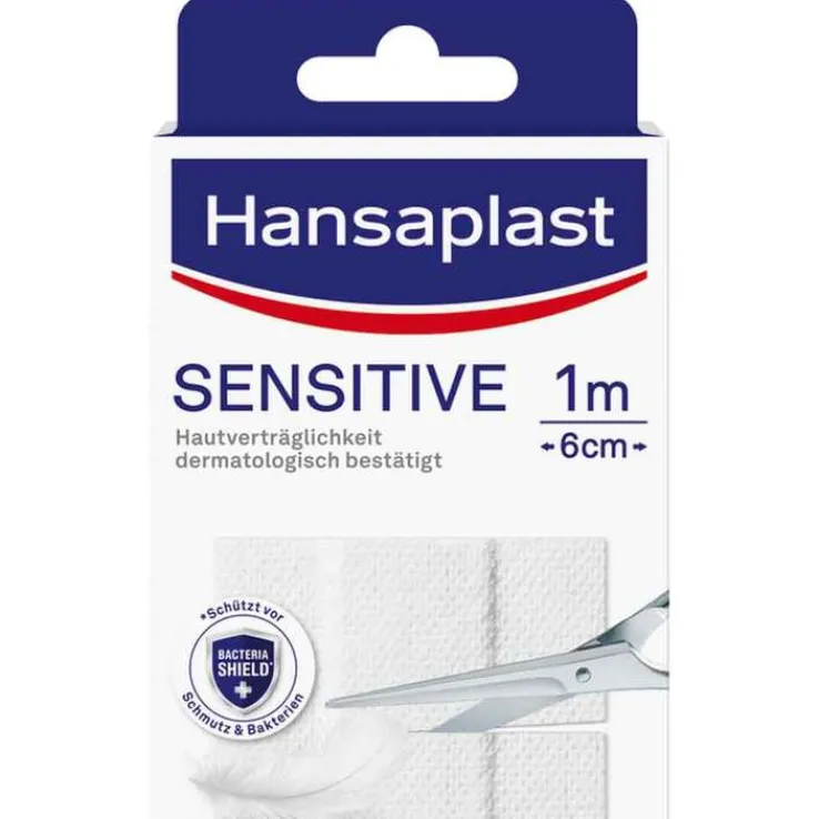 Hansaplast Sensitive Pflaster hypoallergen 6 cmx1 m, 1 St