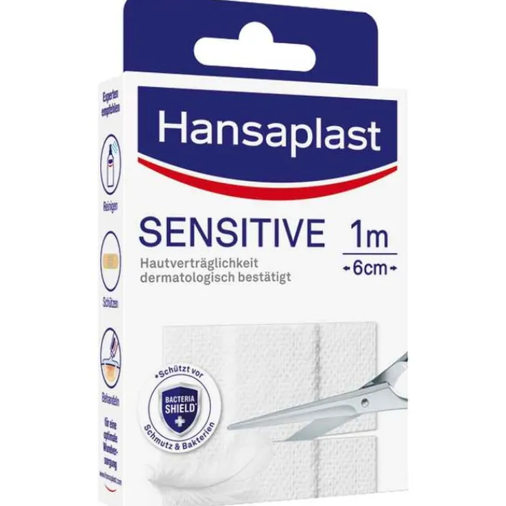 Hansaplast Sensitive Pflaster hypoallergen 6 cmx1 m, 1 St