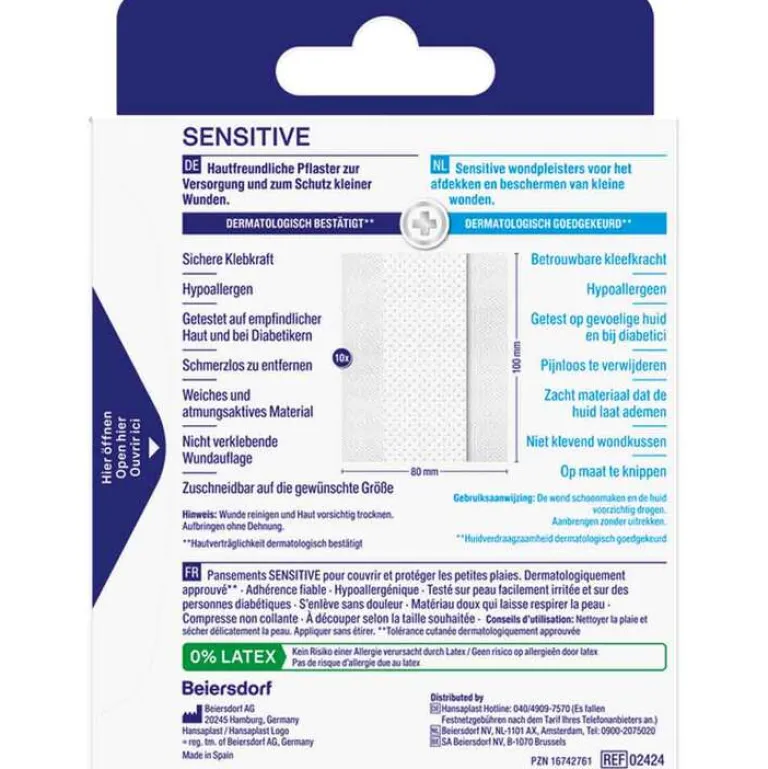 Clearance Sensitive Pflaster hypoallergen 8 cmx1 m, 1 St Wundpflaster