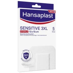 Hansaplast SENSITIVE 3XL Wundverband steril 10x15 cm, 5 St