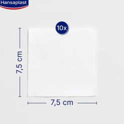 Best Hansaplast Soft Kompressen 7,5x7,5 cm steril, 5X2 St