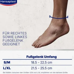 Online Hansaplast Sport Fußgelenk-Bandage Größe L/XL, 1 St