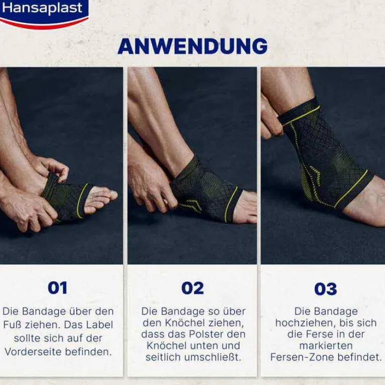 Online Hansaplast Sport Fußgelenk-Bandage Größe L/XL, 1 St