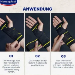 Hansaplast Sport Handgelenk-Bandage Größe S/M, 1 St