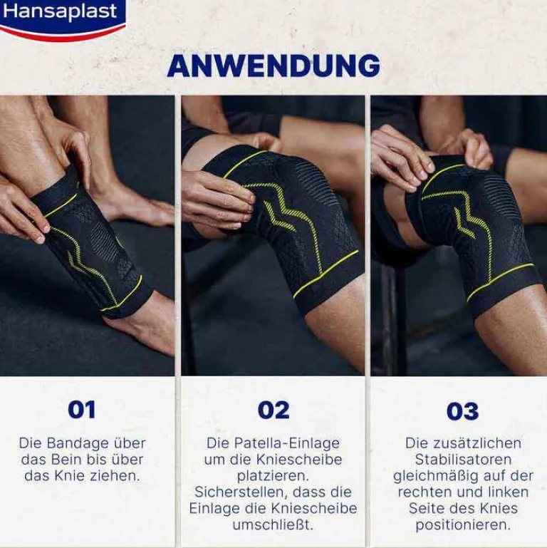 Outlet Sport Knie-Bandage Größe S/M, 1 St Kniebandagen