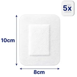 New Hansaplast ULTRA SENSITIVE XXL Wundverband 8x10 cm, 5 St