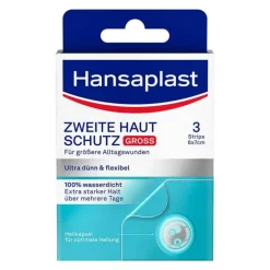 Discount Hansaplast Zweite Haut Schutz Pflaster gross, 3 St