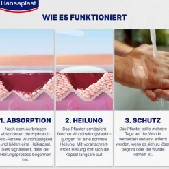 Discount Hansaplast Zweite Haut Schutz Pflaster gross, 3 St