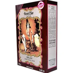 Hot Henna Color Pulver braun Brun, 100 g