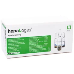 Best hepaLoges® Injektionslösung, 50X2 ml Galle Medikamente