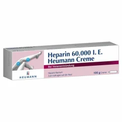 Outlet Heparin 60.000 I.E. Creme, 100 g Venenleiden|Heparin
