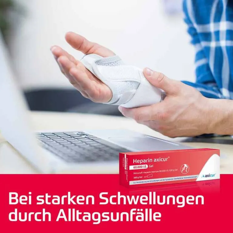 Outlet Heparin ® 60.000 I.E. Gel, 100 g Verstauchungen & Prellungen|Venenleiden
