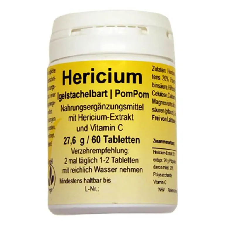 Hericium Igelstachelbart Tabletten, 60 St Hericium|Vitalpilze