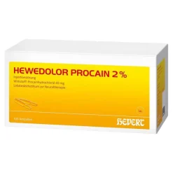 Outlet Hevert Hewedolor Procain 2% Ampullen, 100X2 ml