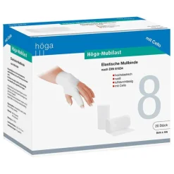 Höga Mubilast Fixierbinde 8cmx4m mit Cellophan, 1 St Haft- & Fixierbinden|Binden & Verbände